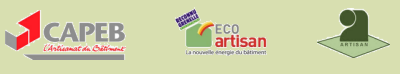 Logo artisans CAPEB Eco artisan artisanat